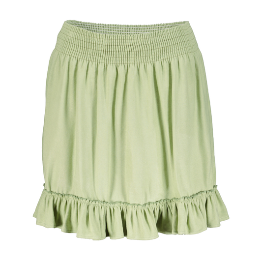 Falda verde smock elástico